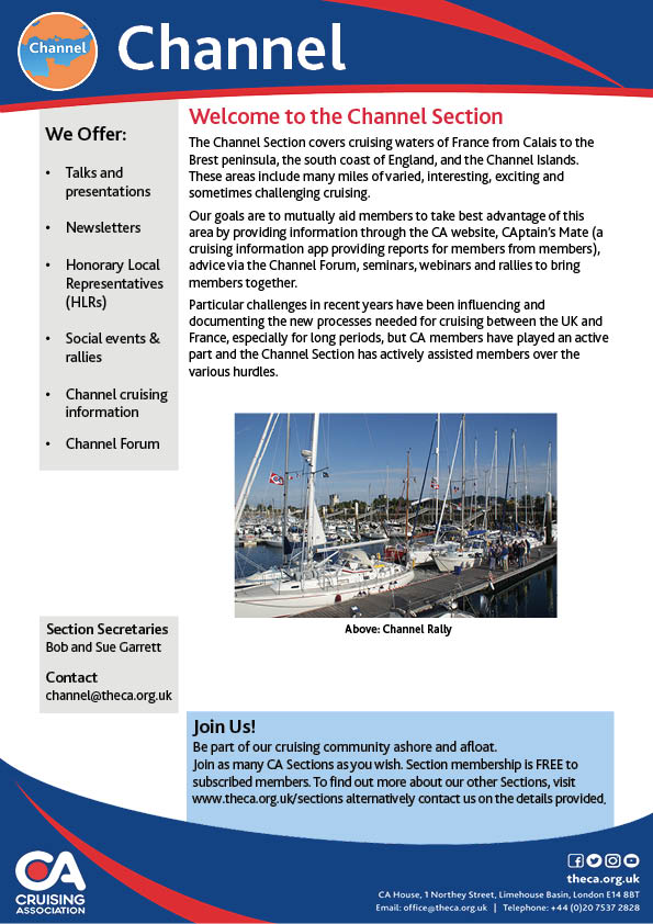 CA Channel Section flyer